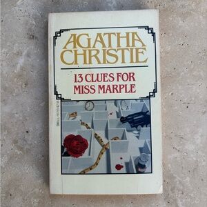 Vintage Agatha Christie 13 Clues for Miss Maple paperback book novel
